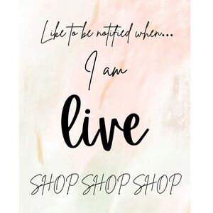 I AM LIVE!!! Join the posh party 🎉